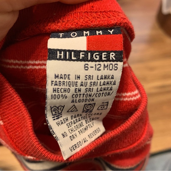 6-12 months Tommy Hilfiger striped romper - Picture 2 of 2